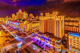 深受俄罗斯人喜爱的边境小城，就位于我国的东北地区，夜生活繁华图片