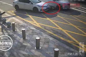 女子被车碾过头部，又立马坐了起来！还好她戴了救命神器图片