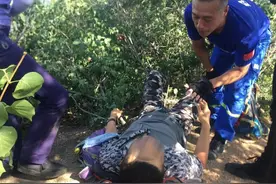 户外运动需谨慎 两天发生两起爬山遇险事件图片