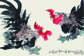 中国画鸡大家图片