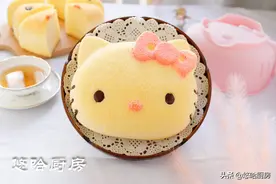 百分百成功的Kitty蛋糕，松软湿润不开裂，一秒回到纯真童年图片