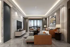 西安城市人家装饰在180平现代轻奢风格案例赏析图片