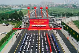 太原市清徐县：育青路、西关大街北延通车暨榆古路改造开工仪式隆重举行图片