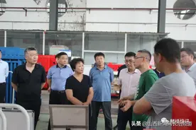 南海石油控股和南京嘉翼精密机器制造有限公司到屯留区实地考察图片