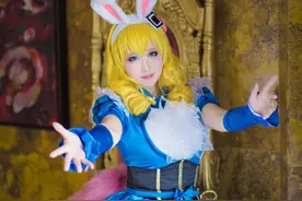 王者荣耀小妲己仙境爱丽丝cosplay，网友直呼太可爱！图片