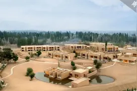住国内最火野奢沙漠酒店，推开窗就是浩瀚大漠，星空晚宴太浪漫…图片