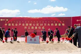 奠基开工！中国乳业产业园核心区10万头奶源基地项目落子和林格尔图片