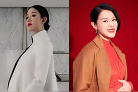 张梓琳、胡杏儿挺着孕肚上春晚，走秀或飙演技，秀出女明星的自律图片