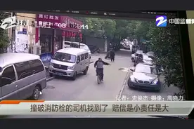 倒车遇到消防栓要小心，杭州宝马司机撞断消防栓赔偿4万元视频封面