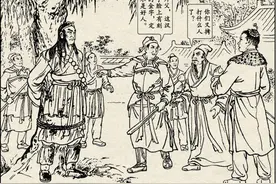 连环画水浒传116：宋江在孔家庄救了武松，二人各自投奔山寨图片