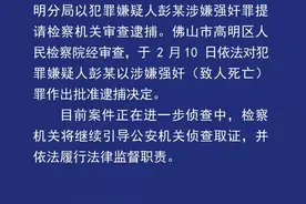 佛山检方：男子涉嫌强奸新入职女员工致死被批捕图片