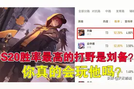 王者荣耀：S20胜率最高的打野是刘备？你真的会玩他吗？图片