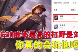 王者荣耀：S20胜率最高的打野是刘备？你真的会玩他吗？图片