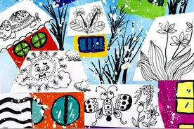 绘画教程—有趣的房子，每个屋顶都不一样图片