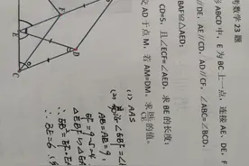 2021年安徽中考数学23题图片