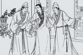 民间故事：男子交友不谨慎，妻子用一只黄狗试出谁是兄弟图片