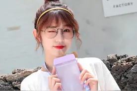 可爱网红吸管创意少女水杯图片