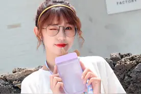 可爱网红吸管创意少女水杯图片