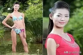 只有 17岁的刘雯为赚得一台笔记本电脑的奖励，参加了模特大赛图片