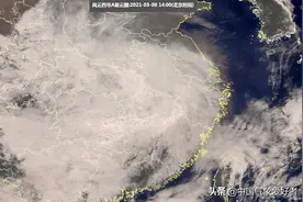 华东雷达图上突现大量红波，雷雨要来了？分析：是假波，无需担心图片
