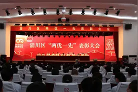 淄川隆重表彰“两优一先”图片