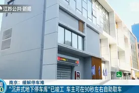 南京现“沉井式地下停车库”车主可90秒自助取车图片