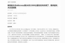 一汽-大众ID. 6 CROZZ提车26天就趴窝？直销购车维权难图片