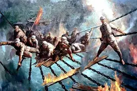 一昼夜行军120公里，中间还有战斗和架桥，创下世界纪录图片