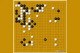 围棋侵削：《棋魂》藤原佐为的登场名局，惊艳了时光的秀策棋谱图片