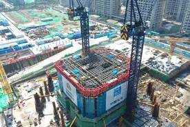 中国西北投资超400亿建第一高楼，预计三年后竣工，总高近500米图片