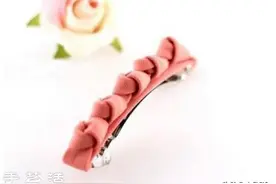 简单易学的不织布发夹发饰手工制作教程图片