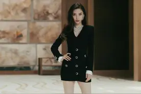 《奔跑吧》新晋OL范女神angelababy的制服装，在线撩你没商量图片