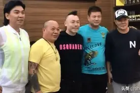 大B哥吴志雄深圳开餐厅，邀请3位著名的港片反派明星相聚图片