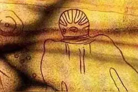 远古壁画里人物竟穿“宇航服”，是外星人造访还是史前文明遗留？图片