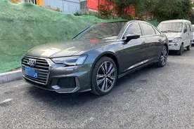 天云灰的奥迪A6L，简直洋气到了极致图片