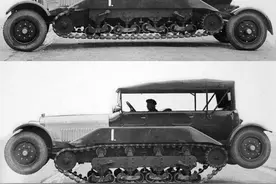 1926年 英国生产的全地形履带汽车图片