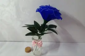 丝网花——蓝色妖姬（相守是一种承诺）图片