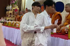 那些“开过光”的泰星CP，缪糕下辈子还会见面，椰奶执子之手图片