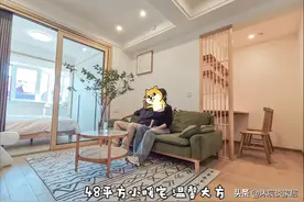 这对夫妻厉害了，买下48㎡小家，装修得很温暖，家虽不大但很幸福图片