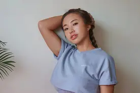 台湾健身女孩，钟爱大粗腿，每周臀腿训练拥有欧美范儿身材图片