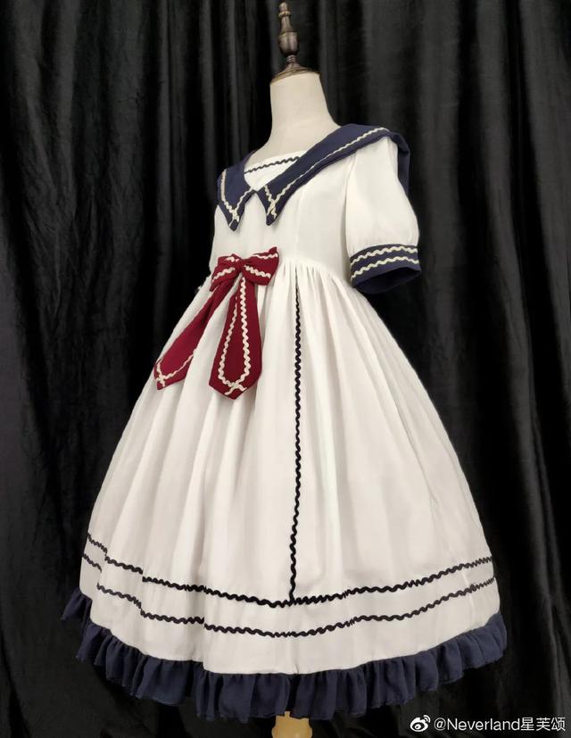 少女夏日必备风格？海军风Lolita驾到！听说沙滩和海军风更配哦