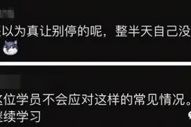 女子科三考试崩溃大哭，车管所回应：不是别停图片