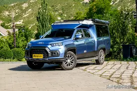 新车 | 户外野钓新装备，五菱激浪征途新对手，实拍江铃域虎钓鱼版图片