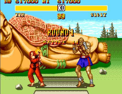 《街霸2》移植到MD和SFC平台后，效果和街机版区别太大