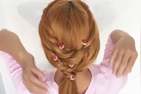 一根皮筋编出多层编发，教程拿好，做个温柔淑女