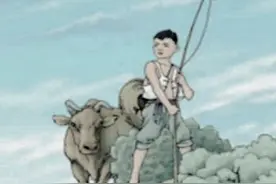 放牛娃深山奇遇，空降特务焚烧降落伞，众志成城，军民联合擒顽敌图片