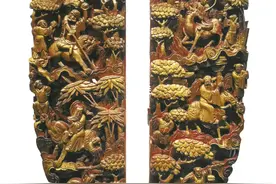 富丽堂皇福瑞吉祥的金漆木雕图片