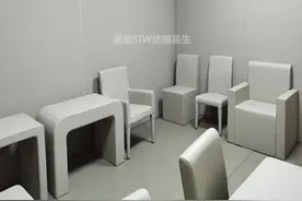 廉政留置中心防撞软包装修 谈话室审讯室墙面安全防撞软包图片