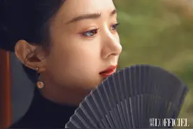 赵丽颖最新国风造型彻底封神！穿一身黑穿越古今，时尚感彻底开挂图片