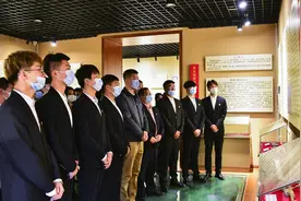 黑龙江工业学院组织学生参观鸡东县哈达河红色历史陈列馆图片